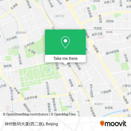 神州数码大厦(西二旗) map