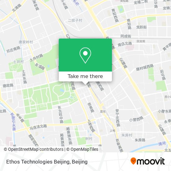 Ethos Technologies Beijing map