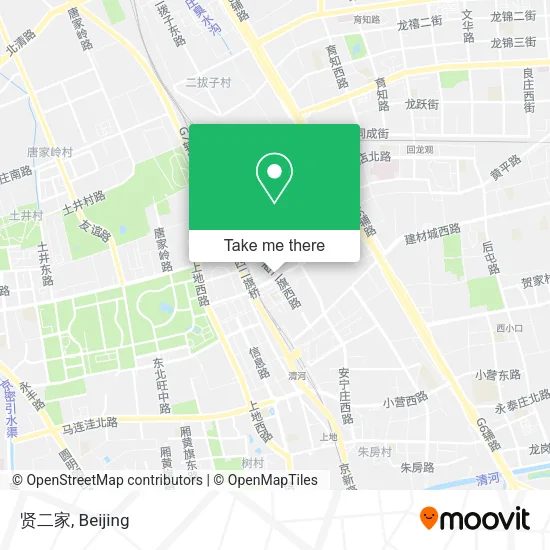 贤二家 map
