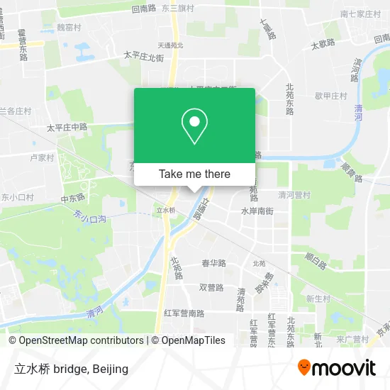 立水桥 bridge map