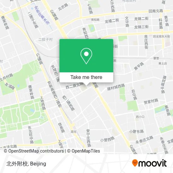 北外附校 map
