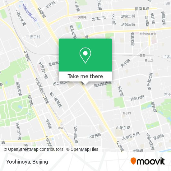 Yoshinoya map