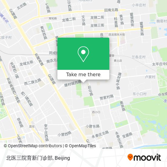 北医三院育新门诊部 map