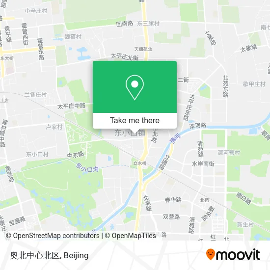 奥北中心北区 map
