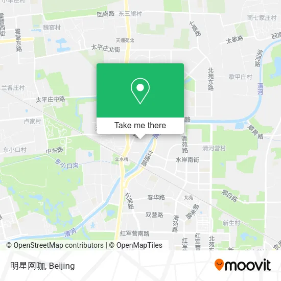 明星网咖 map