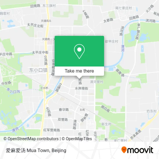 爱麻爱汤 Mua Town map