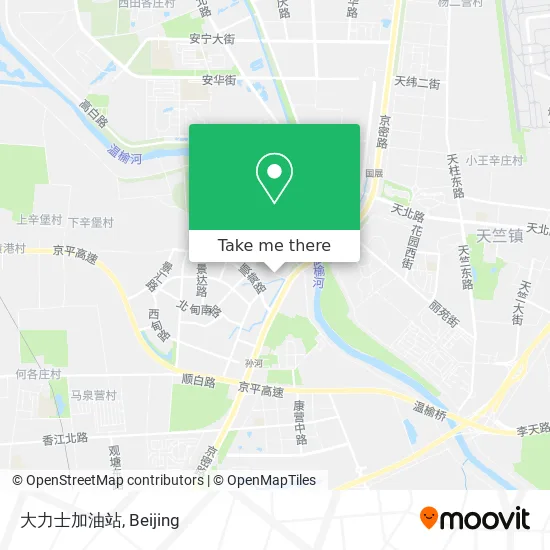 大力士加油站 map