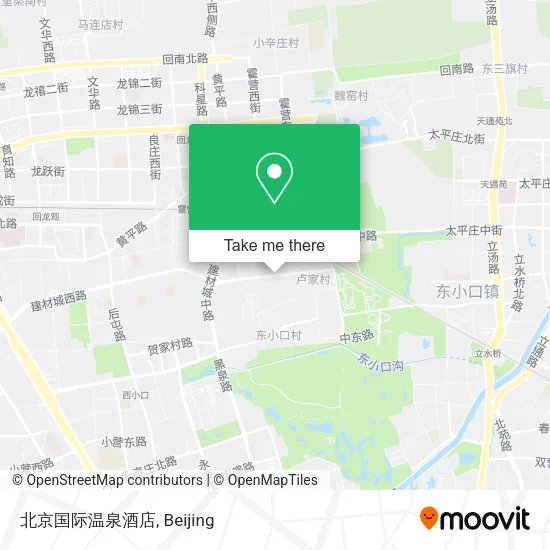 北京国际温泉酒店 map