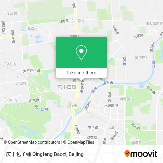 庆丰包子铺 Qingfeng Baozi map