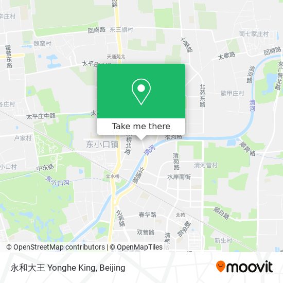 永和大王 Yonghe King map