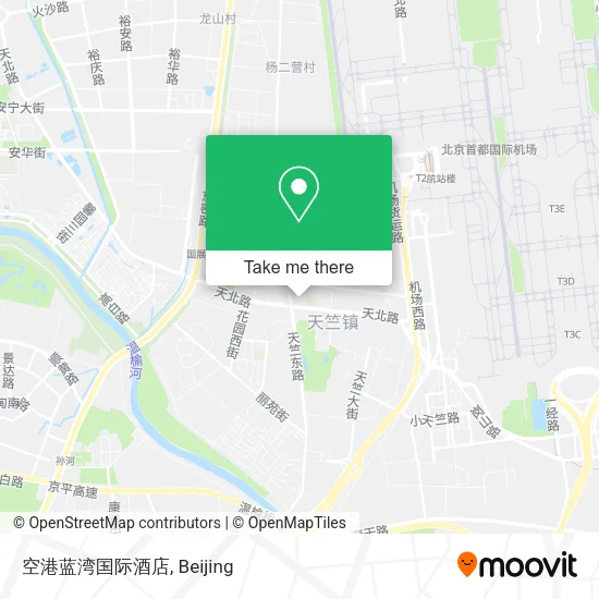 空港蓝湾国际酒店 map