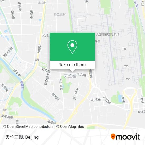 天竺三期 map