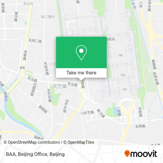 BAA, Beijing Office map
