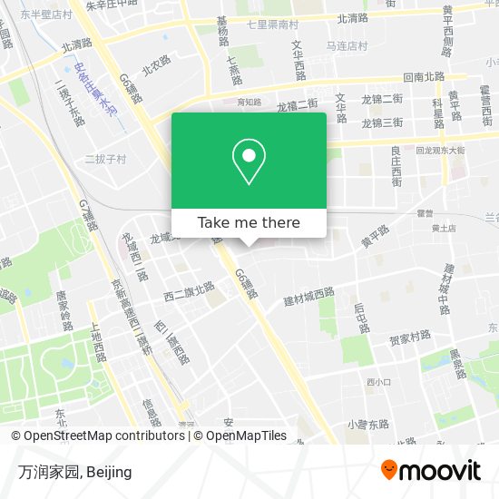 万润家园 map