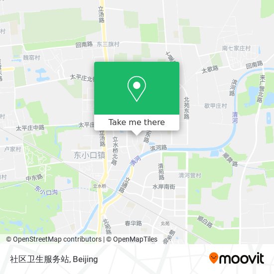 社区卫生服务站 map