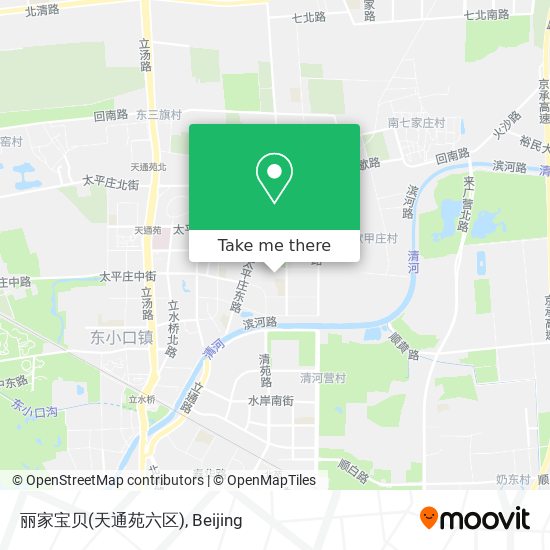 丽家宝贝(天通苑六区) map
