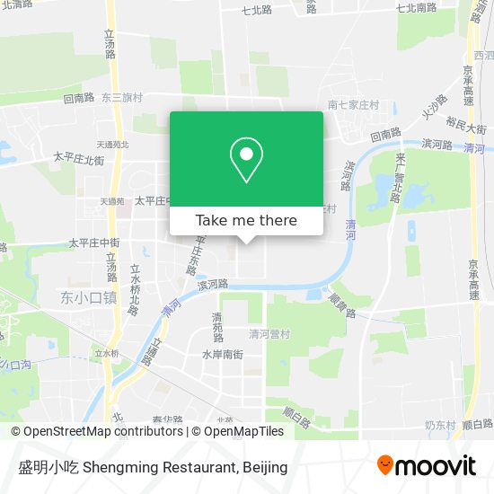 盛明小吃 Shengming Restaurant map