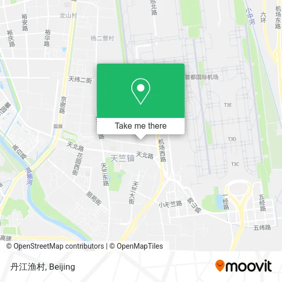 丹江渔村 map