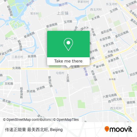 传递正能量 最美西北旺 map