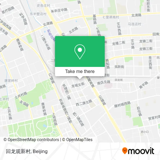 回龙观新村 map
