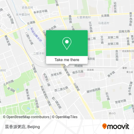 晨香源粥店 map