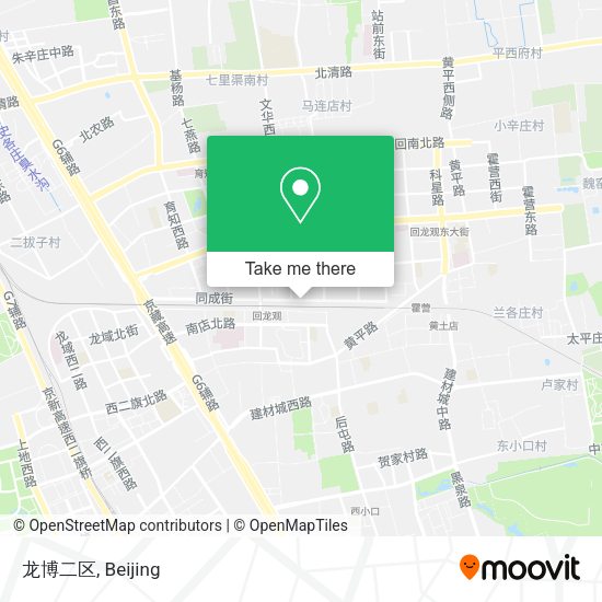 龙博二区 map