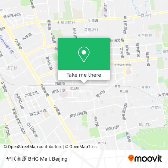 华联商厦 BHG Mall map