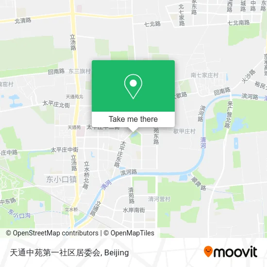 天通中苑第一社区居委会 map