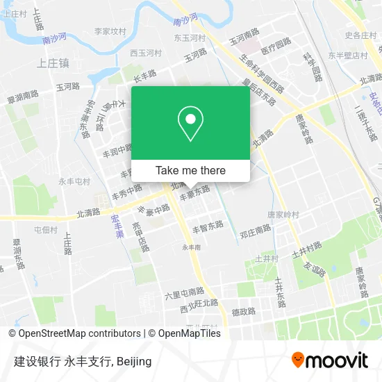 建设银行 永丰支行 map