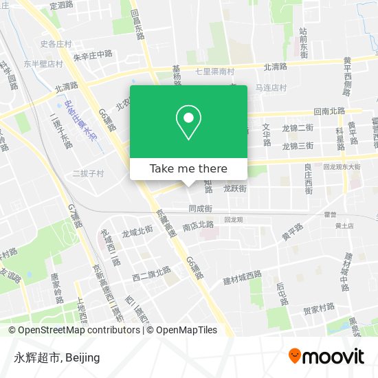 永辉超市 map
