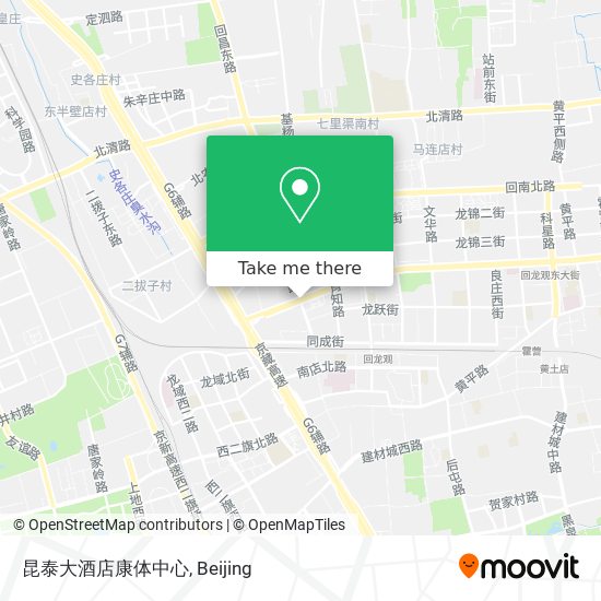 昆泰大酒店康体中心 map