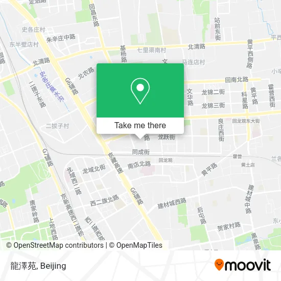 龍澤苑 map