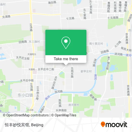 恒丰妙悦宾馆 map