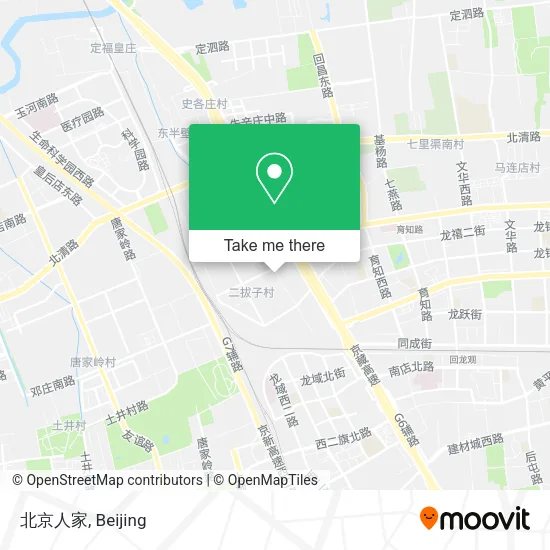 北京人家 map
