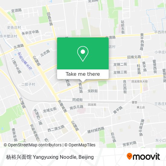 杨裕兴面馆 Yangyuxing Noodle map