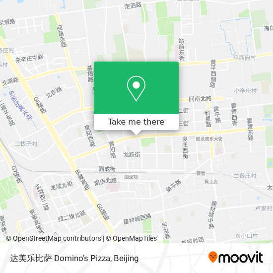 达美乐比萨 Domino's Pizza map