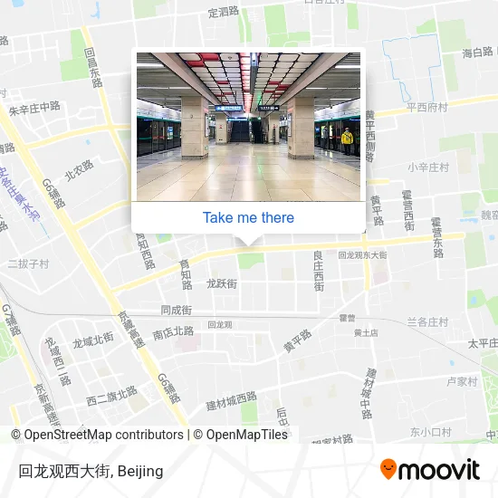 回龙观西大街 map