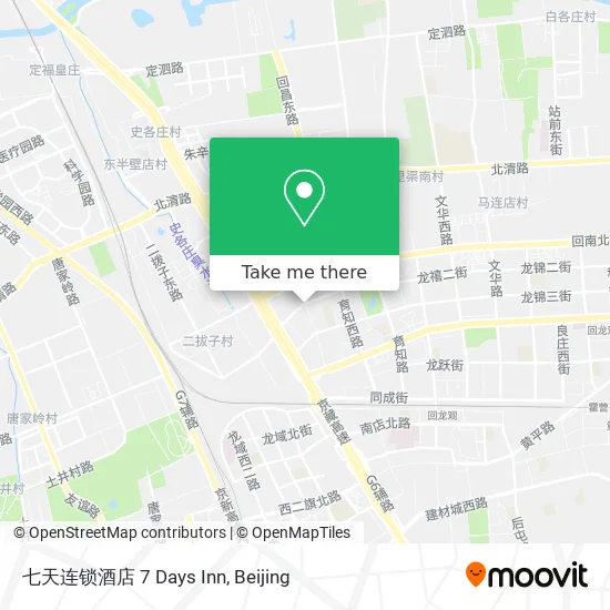 七天连锁酒店 7 Days Inn map