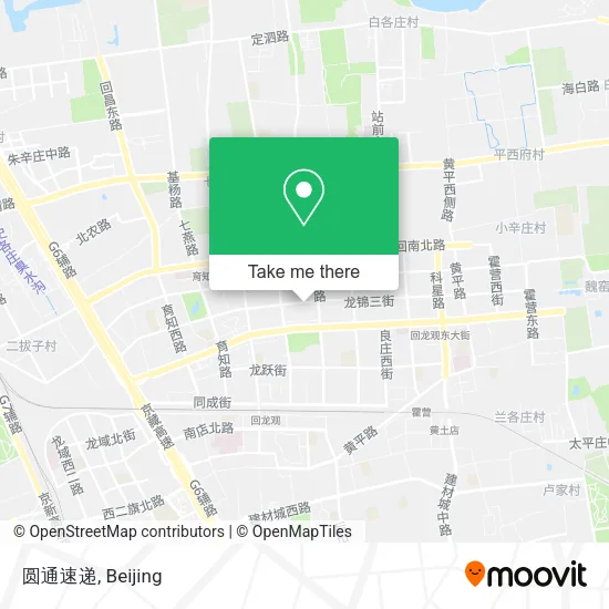 圆通速递 map
