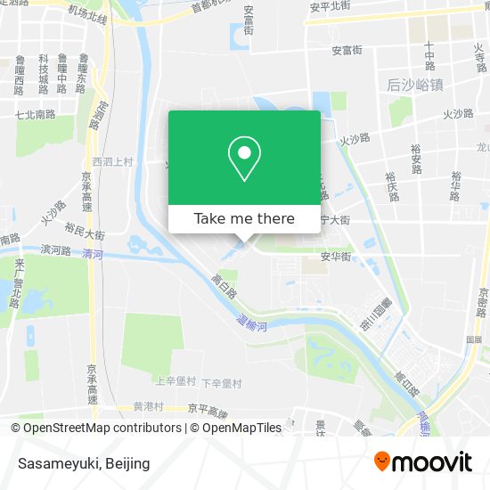 Sasameyuki map
