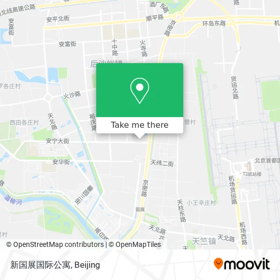 新国展国际公寓 map