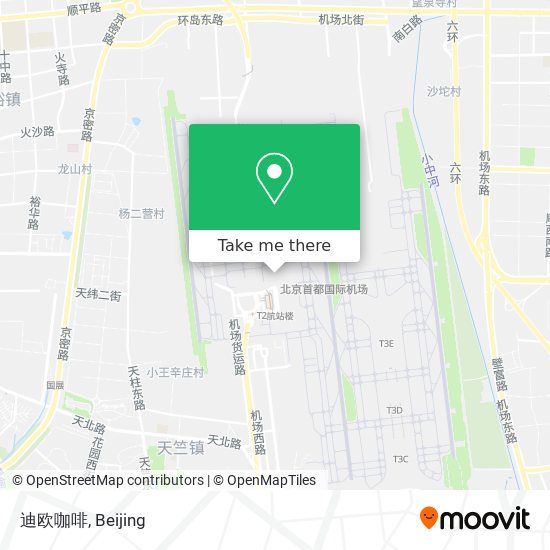 迪欧咖啡 map