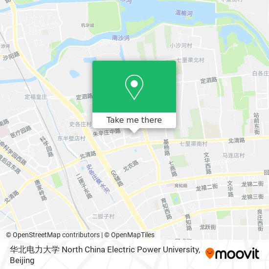 华北电力大学 North China Electric Power University map