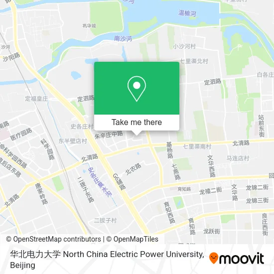 华北电力大学 North China Electric Power University map