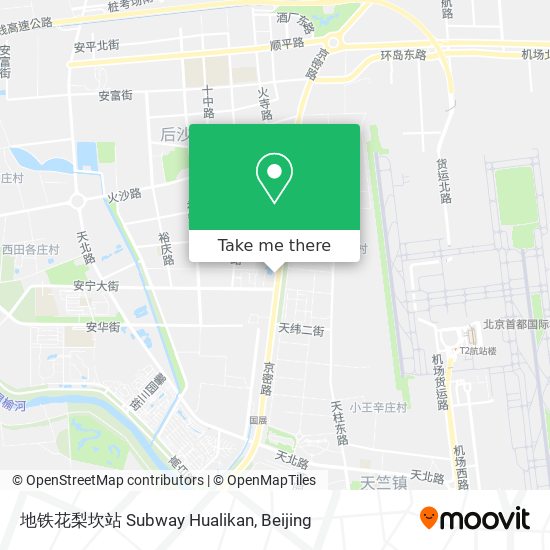 地铁花梨坎站 Subway Hualikan map