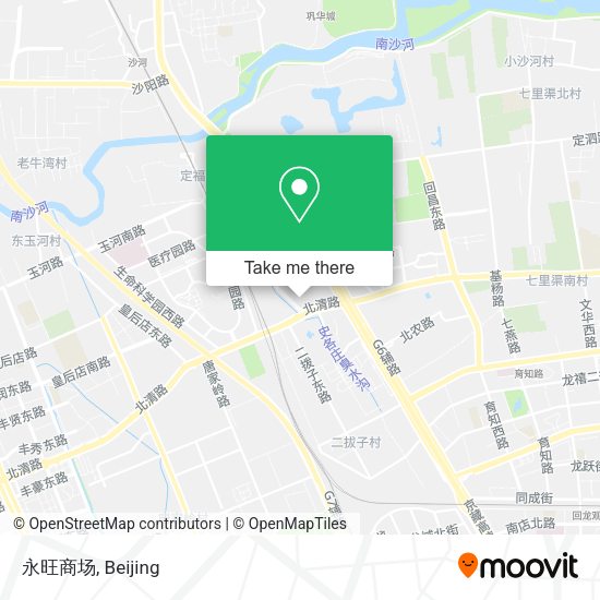 永旺商场 map