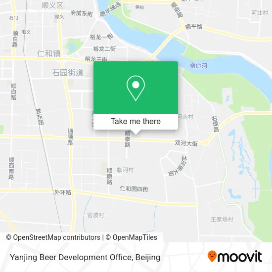 Yanjing Beer Development Office map