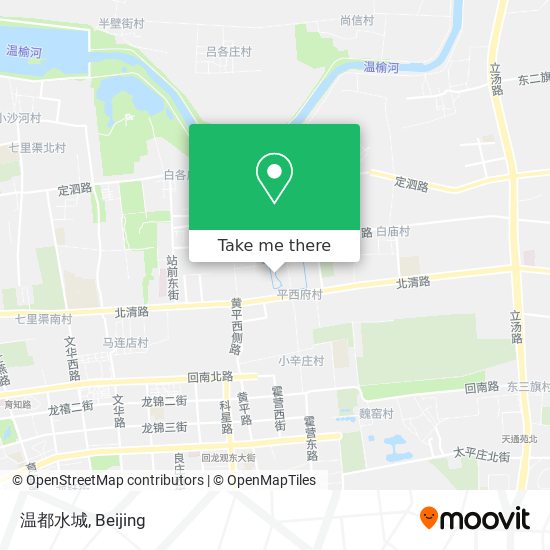 温都水城 map