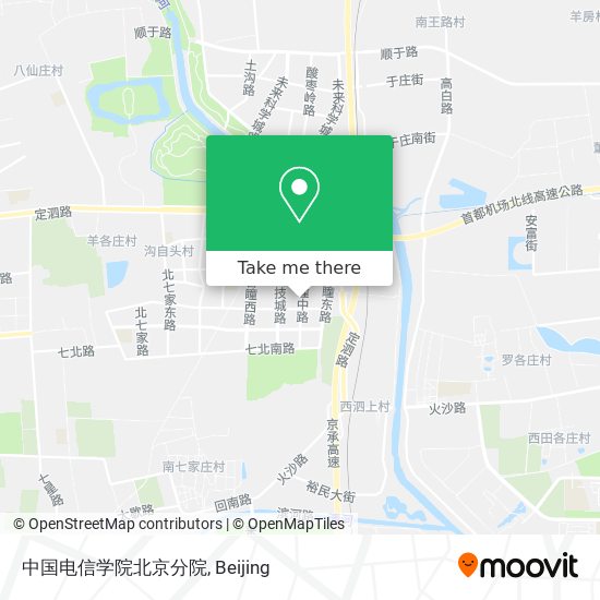 中国电信学院北京分院 map