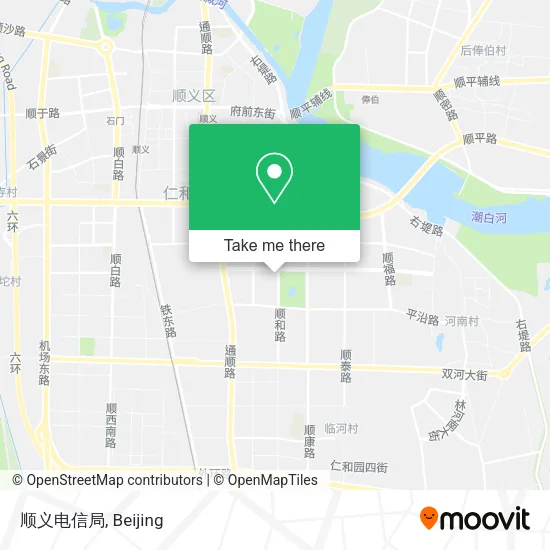 顺义电信局 map